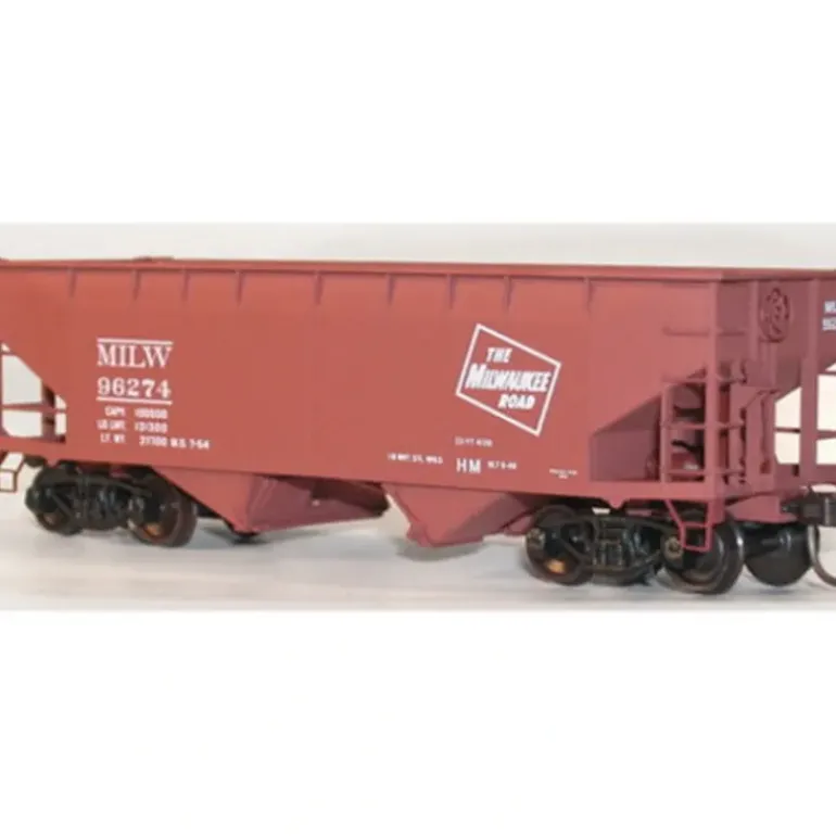 Accurail 7706 HO KIT Offset-side Twin Hopper, MILW - Model Train Junction: Quality Parts and Art Supplies