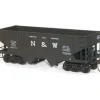 Accurail 2420 HO KIT 55-Ton Twin Hopper, N&W - Model Train Junction: Quality Parts and Art Supplies