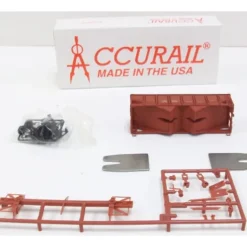 Accurail 2899 HO Panel Side Twin Hopper Kit- DataOxide - Model Train Junction: Quality Parts and Art Supplies