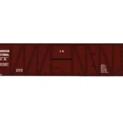 Accurail HO 4121, 40' Single-Sheathed Wood Boxcar with Wood Doors and Wood Ends - Kit, Canadian National, #501587 - Model Train Junction: Quality Parts and Art Supplies