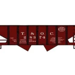 Accurail HO 2438 USRA Twin Hopper Kit, Toledo And Ohio Central #28374 - Model Train Junction: Quality Parts and Art Supplies