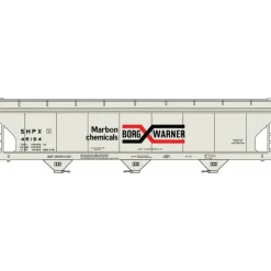 Accurail, HO Scale, 81371, ACF 47' 3-Bay Center-Flow Covered Hopper, Corn Products, #60015, (HO Scale Kit) - Model Train Junction: Quality Parts and Art Supplies