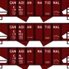 Accurail, HO Scale, 8145, Twin Hopper Car Kit, Canadian National - ( 3 Pack), Kit - Model Train Junction: Quality Parts and Art Supplies