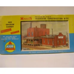 AHM 5820 HO Grusom Casket Co. Building Minikits Kit - Model Train Junction: Quality Parts and Art Supplies