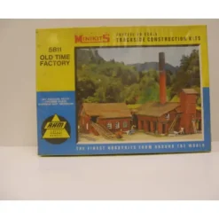 AHM 5811 HO Scale MiniKits Old Time Factory Building Kit - Model Train Junction: Quality Parts and Art Supplies