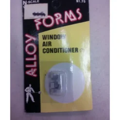 Alloy Forms WA-H-90 HO Window Air Conditioner Unpainted (Pack of 7) - Model Train Junction: Quality Parts and Art Supplies