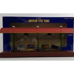 American Flyer 6-49855 S Scale Illuminated Station Platform - Model Train Junction: Quality Parts and Art Supplies