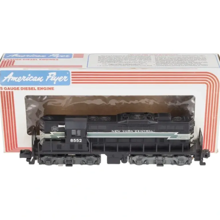 American Flyer 4-8552 S Scale New York Central GP-9 Diesel Locomotive EX/Box - Model Train Junction: Quality Parts and Art Supplies