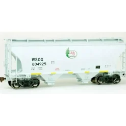 American Limited, HO Scale, 2051, Trinity 3281 2-Bay Covered Hopper, Winn Bay Sand, #805036 - Model Train Junction: Quality Parts and Art Supplies