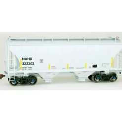 American Limited, HO Scale, 2015, Trinity 3281 2-Bay Covered Hopper, NAHX, #322432 - Model Train Junction: Quality Parts and Art Supplies