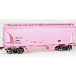 American Limited, HO Scale, 2030, Trinity 3281 2-Bay Covered Hopper, Halliburton, #7997 - Model Train Junction: Quality Parts and Art Supplies