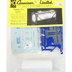 American Limited Models 7640 HO Santa Fe Intermodal Container Kit - Model Train Junction: Quality Parts and Art Supplies