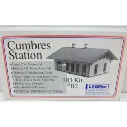 American Model Builders 112 HO Laser Art Cumbres Station Building Kit - Model Train Junction: Quality Parts and Art Supplies