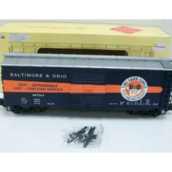 Aristo-Craft 46011 Baltimore & Ohio Boxcar - Metal Wheels - Model Train Junction: Quality Parts and Art Supplies