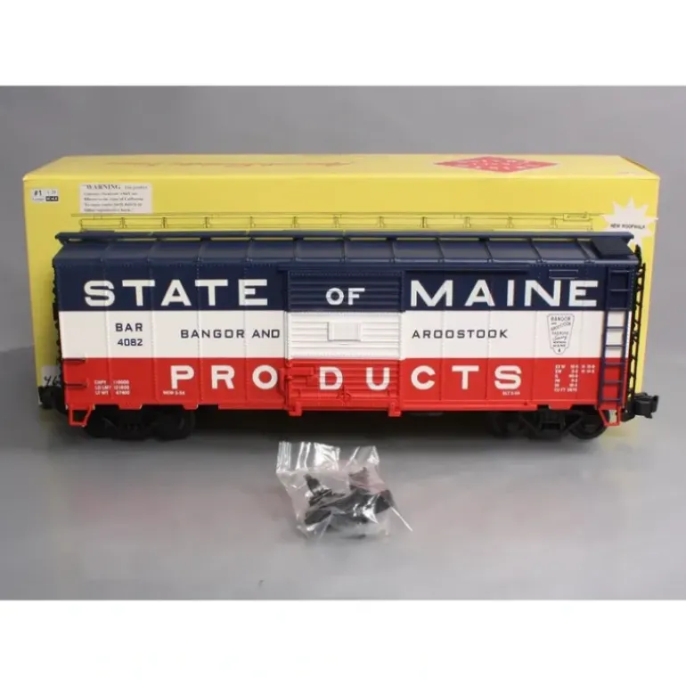 Aristo-Craft 46076 B&A State of Maine Steel Boxcar - Model Train Junction: Quality Parts and Art Supplies