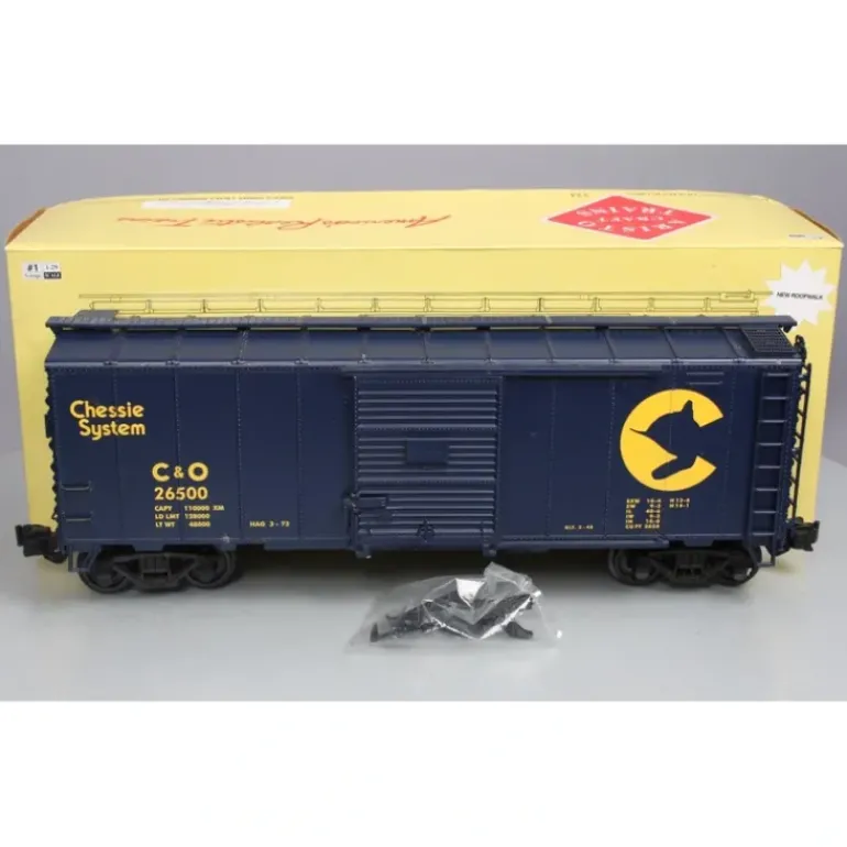 Aristo-Craft 46071 Chessie 40' Steel Boxcar Chessie - Model Train Junction: Quality Parts and Art Supplies