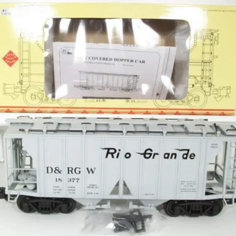 Aristo-Craft 41226 D&RGW 2-Bay Covered Hopper - Model Train Junction: Quality Parts and Art Supplies