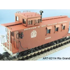 Aristo-Craft 82114 D&RGW Classic Long Caboose - Model Train Junction: Quality Parts and Art Supplies