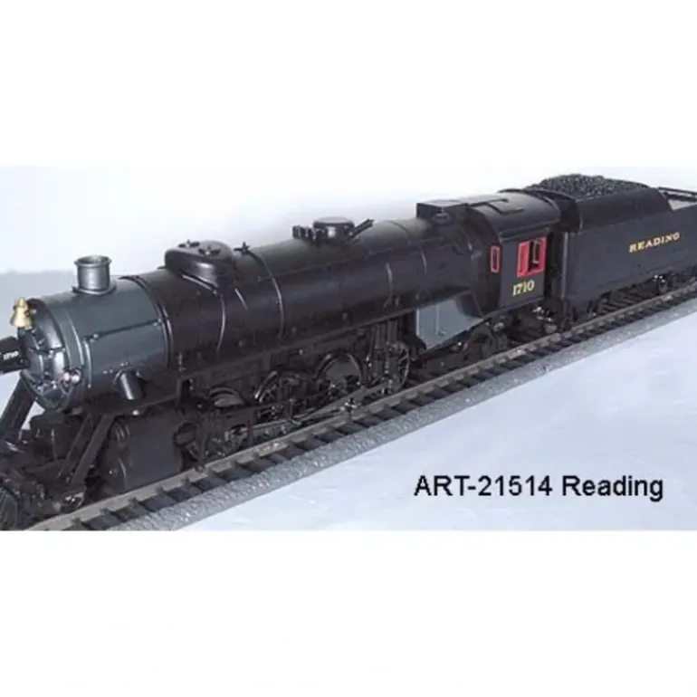 Aristo-Craft 21514 G Reading 2-8-2 Mikado Steam Locomotive & Tender #1710 - Model Train Junction: Quality Parts and Art Supplies