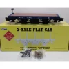 Aristo-Craft 40205 G Scale Baltimore and Ohio 20' 2-Axle Flatcar #X3813 - Model Train Junction: Quality Parts and Art Supplies