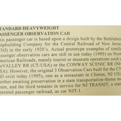 Aristo-Craft 31404 G Scale Burlington Northern Heavyweight Observation - Model Train Junction: Quality Parts and Art Supplies