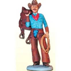 Aristo-Craft 60073 G Scale Cowboy w/Horse Saddle Figure - Model Train Junction: Quality Parts and Art Supplies