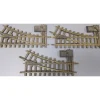 Aristo-Craft 11200 G Scale Euro Brass Right Hand Manual Switch Turnouts (3) - Model Train Junction: Quality Parts and Art Supplies