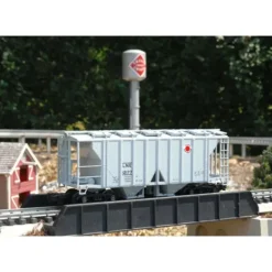 Aristo-Craft 41225 G Scale Lehigh & New England 2-Bay Covered Hopper Car - Model Train Junction: Quality Parts and Art Supplies