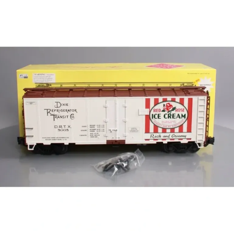 Aristo-Craft 46210 G Scale Red Rose Ice Cream-2 Reefer Car - Model Train Junction: Quality Parts and Art Supplies