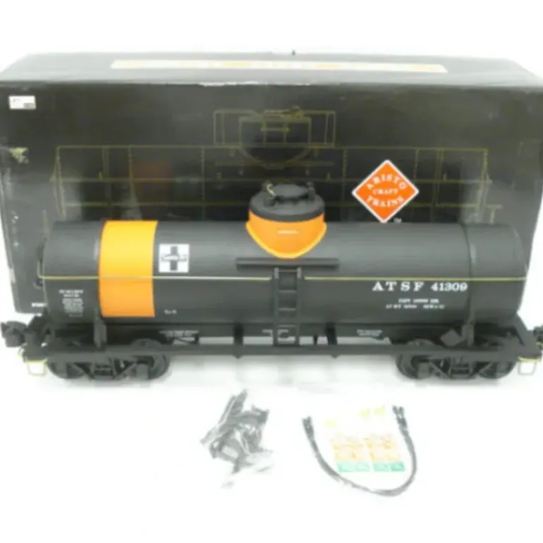 Aristo-Craft 41309 G Scale Santa Fe Single Dome Tank Car - Model Train Junction: Quality Parts and Art Supplies