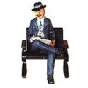Aristo-Craft 60064 G Scale Seated Male Reading Figure - Model Train Junction: Quality Parts and Art Supplies