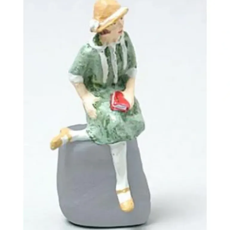 Aristo-Craft 60020 G Scale Seated Female Child Figure - Model Train Junction: Quality Parts and Art Supplies