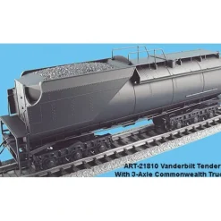 Aristo-Craft 21810 G Scale Unlettered/Undecorated Black 6 Axle Vanderbilt Tender - Model Train Junction: Quality Parts and Art Supplies