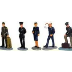 Aristo-Craft 62005 Military Travelers Set -5 Figures - Model Train Junction: Quality Parts and Art Supplies