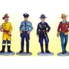 Aristo-Craft 62010 Public Safety Officials 4 Figure Set - Model Train Junction: Quality Parts and Art Supplies