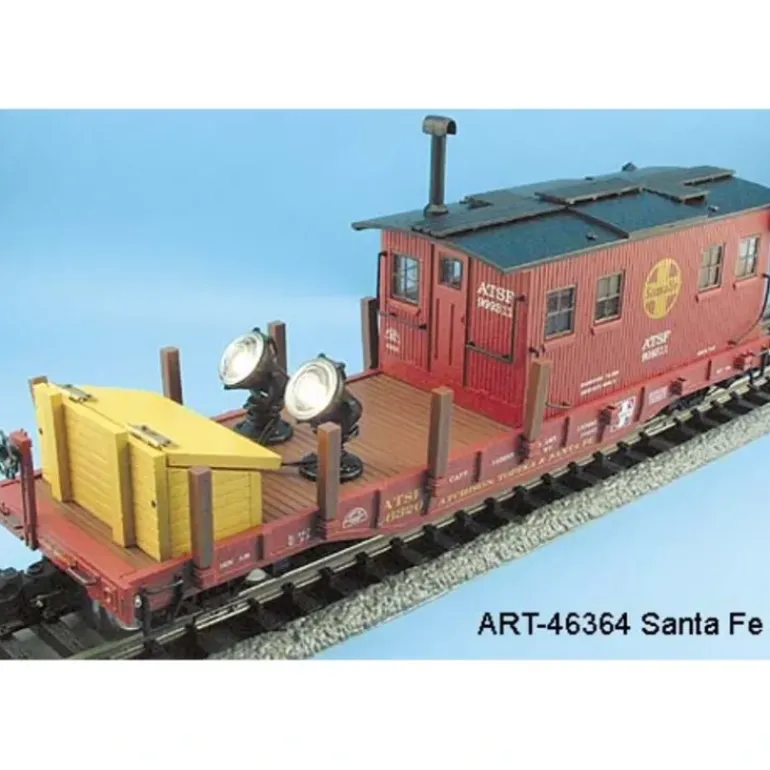 Aristo-Craft 46364 Santa Fe Searchlight Car - Metal Wheels - Model Train Junction: Quality Parts and Art Supplies