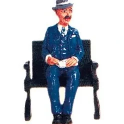 Aristo-Craft 60087 Seated Man In Suit - Model Train Junction: Quality Parts and Art Supplies