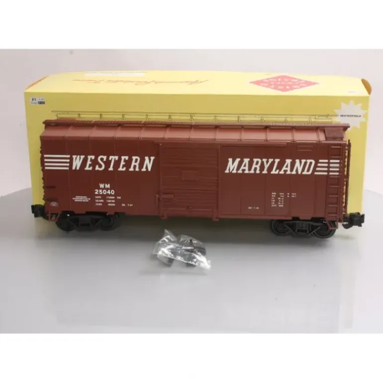 Aristo-Craft 46073 Western Maryland Steel Boxcar - Model Train Junction: Quality Parts and Art Supplies
