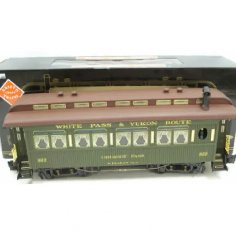 Aristo-Craft 31009 White Pass & Yukon Passenger Car - Model Train Junction: Quality Parts and Art Supplies