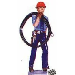 Aristo-Craft 60077A Workman w/Construction Zone Sign - Model Train Junction: Quality Parts and Art Supplies