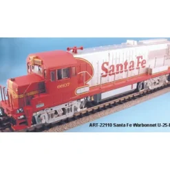 Aristo-Craft ART-22110 G ATSF GE U-25B Diesel Locomotive #250 - Model Train Junction: Quality Parts and Art Supplies