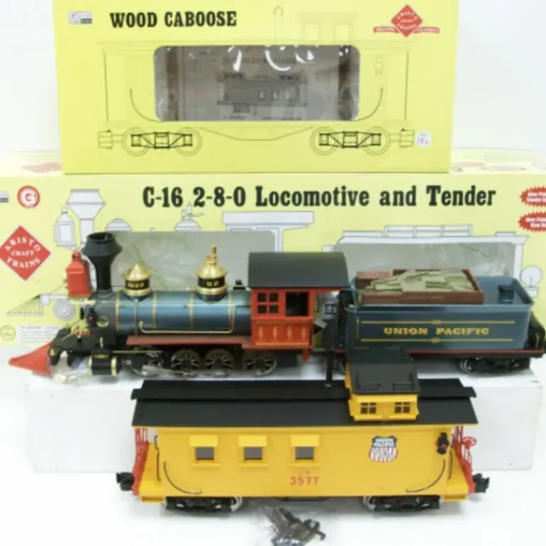 Aristo-Craft 80212C UP Steam Loco & Tender w/Caboose - Model Train Junction: Quality Parts and Art Supplies