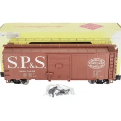 Aristo-Craft 46048CD SP&S Steel Boxcar #13255 - Metal Wheels - Model Train Junction: Quality Parts and Art Supplies
