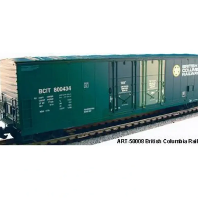 Aristo-Craft 50008P 53' British Columbia Evans Boxcar - Model Train Junction: Quality Parts and Art Supplies