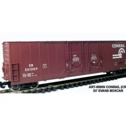 Aristo-Craft 50009P 53' Conrail Evans Box Car - Model Train Junction: Quality Parts and Art Supplies