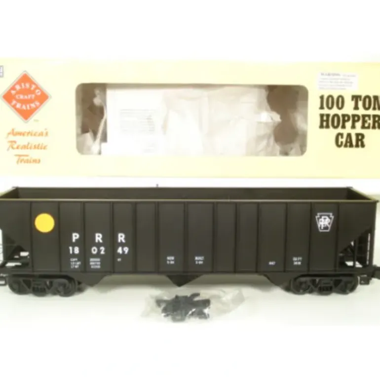 Aristo-Craft 41403P PRR 3 Bay 100 Ton Hopper - Model Train Junction: Quality Parts and Art Supplies