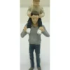 Arttista 1254 Dad with Boy on Shoulders Pewter Figure - Model Train Junction: Quality Parts and Art Supplies