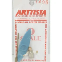 Arttista 1496 Kayak with Man O Scale Pewter Figure - Model Train Junction: Quality Parts and Art Supplies