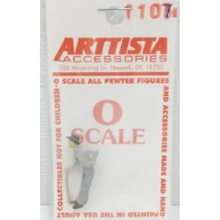Arttista 1107 O Scale Old Man with Cane Pewter Figure Hand Painted - Model Train Junction: Quality Parts and Art Supplies
