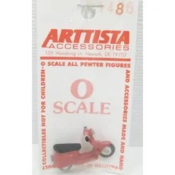Arttista 1486 O Scale Pewter Scooter - Model Train Junction: Quality Parts and Art Supplies